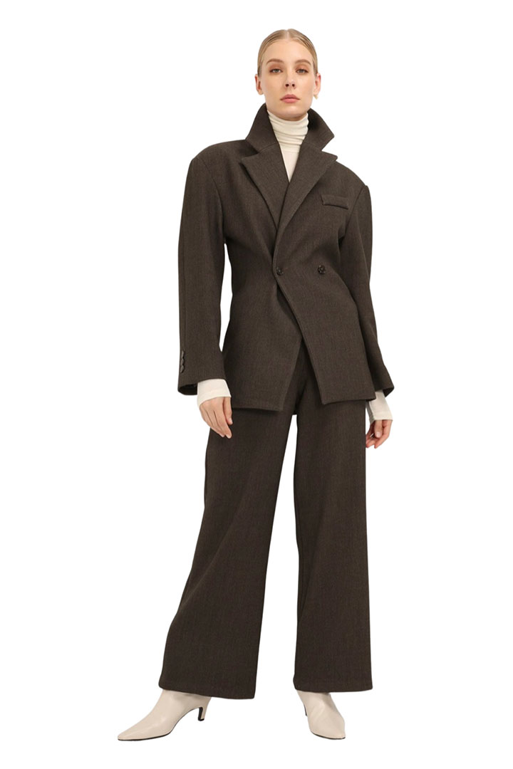 Picture of Avery Wide Leg Pants - Brown