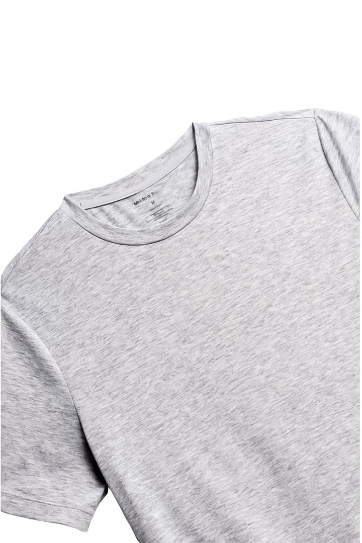 Picture of Composite Merino Tee -Pale Grey