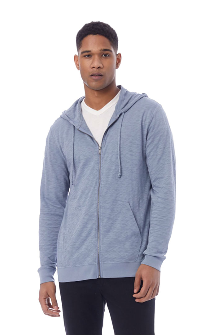 Picture of Cole Full Zip Hoodie - Laguna Blue