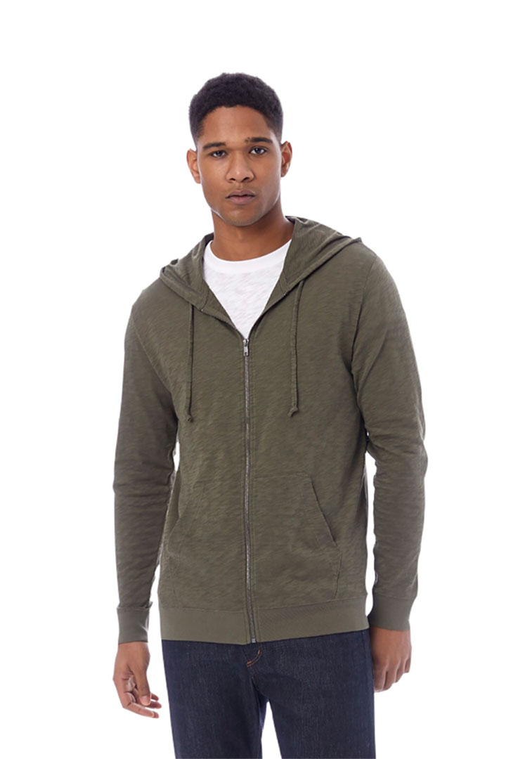 Picture of Cole Full Zip Hoodie - Fatigue Green