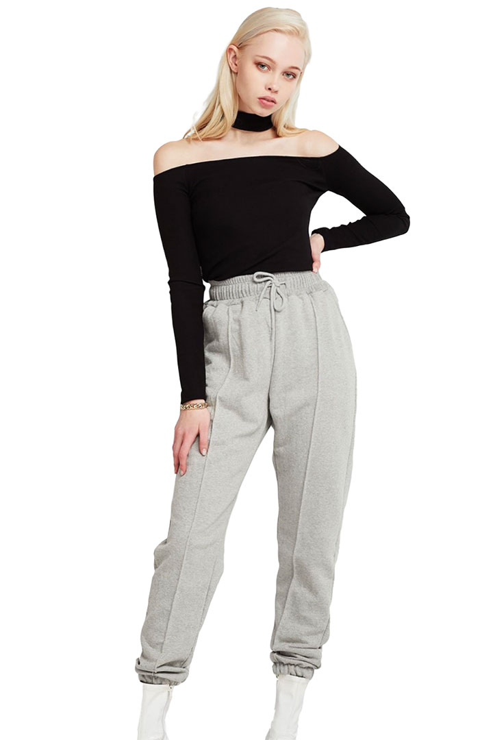 Picture of Ruby Choker Top-Black