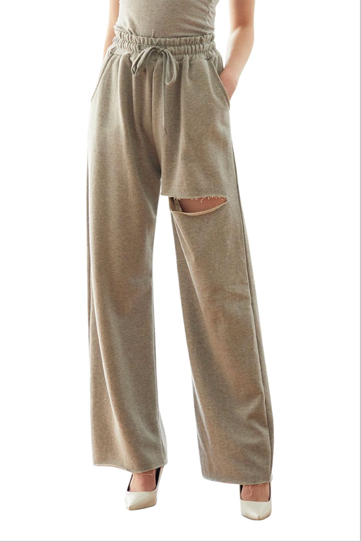 Picture of Nadia Slash Lounge Pants-Gray