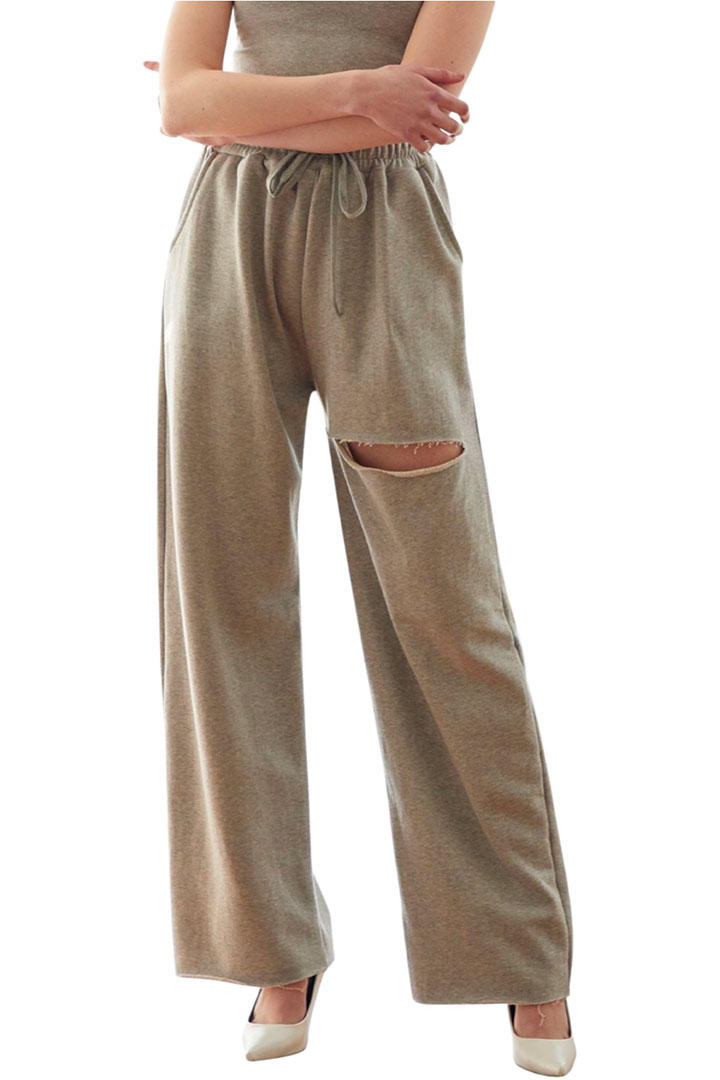 Picture of Nadia Slash Lounge Pants-Gray