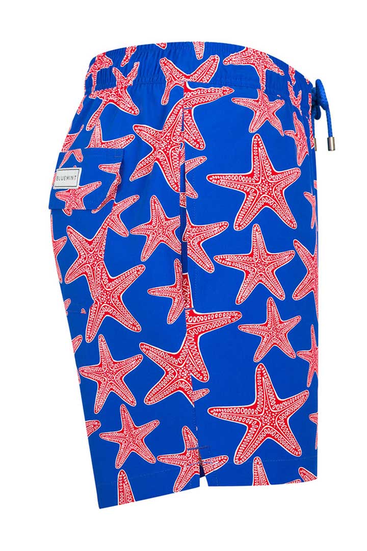 Picture of Arthus Strech Swim Short-Deep Blue Star