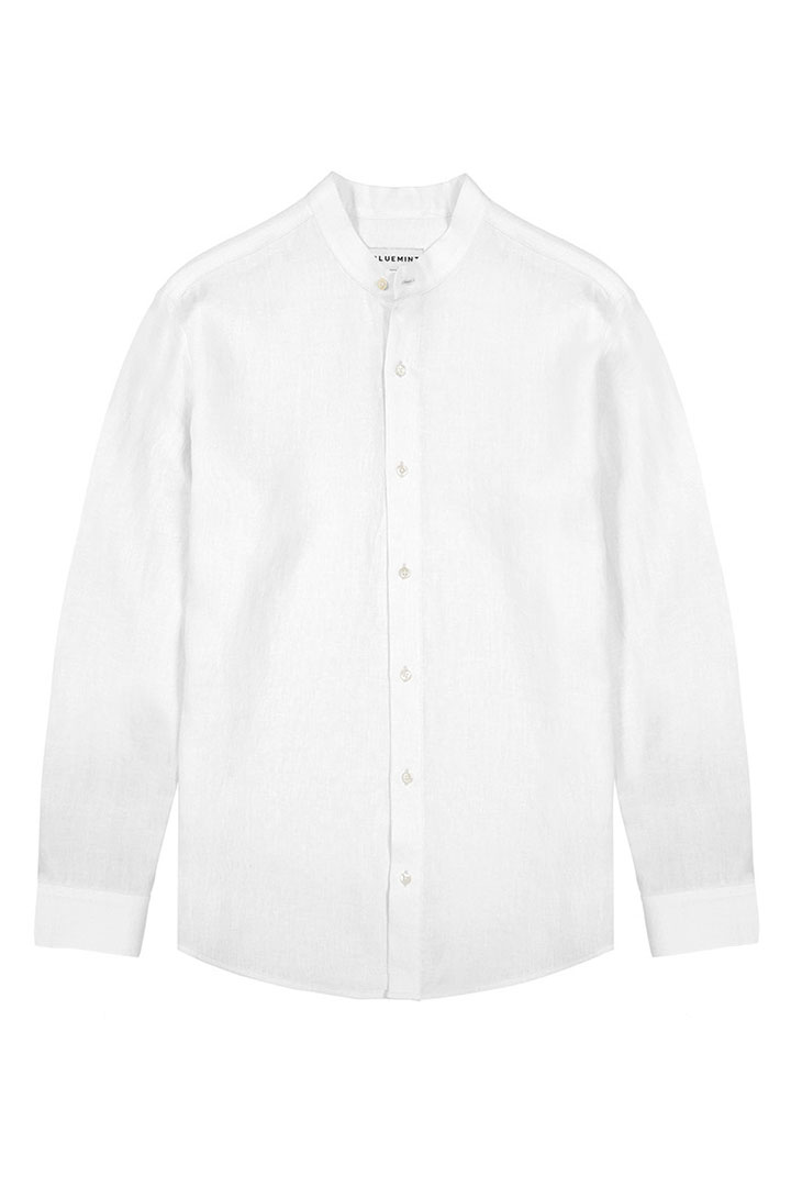 Picture of Linen Eric Shirt-White