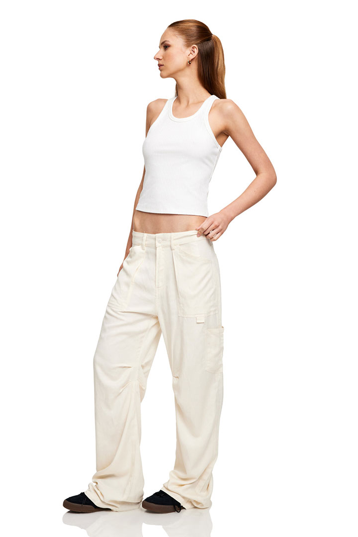 Picture of Miami Vice Linen Pant-Off White