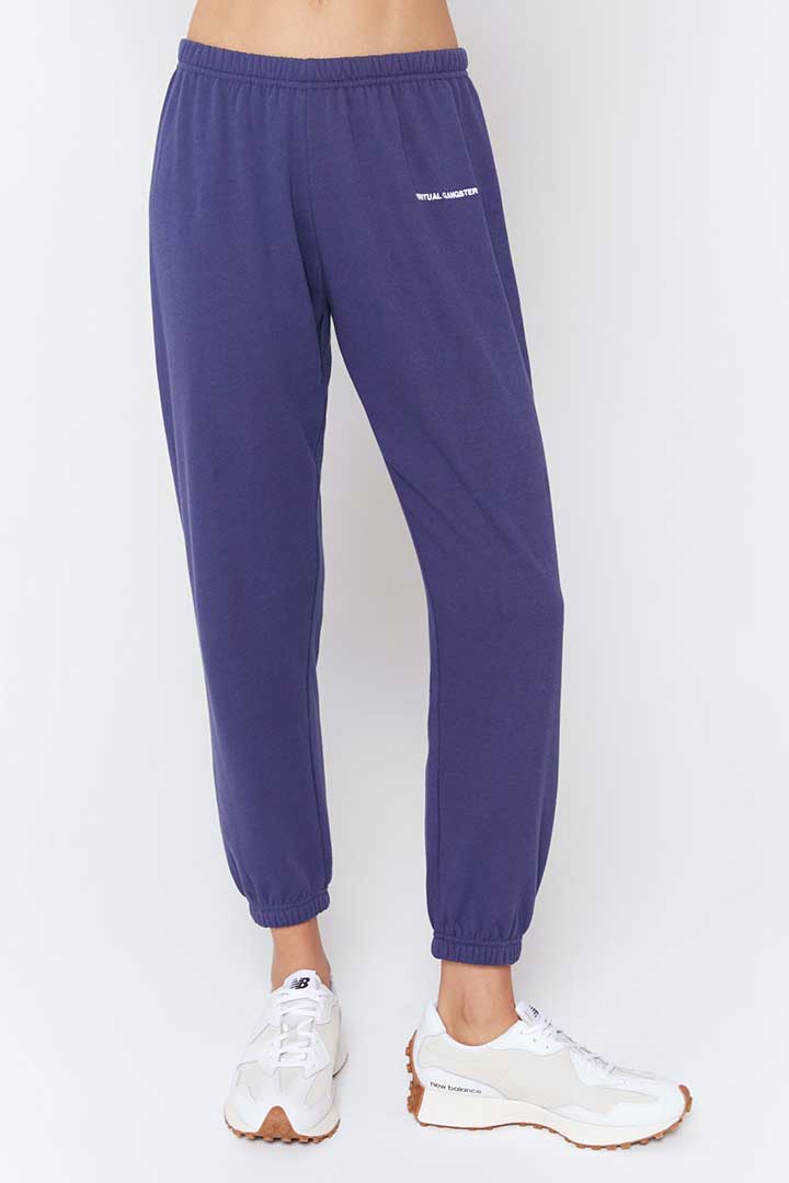 Picture of Perfect Vintage Terry Sweatpants-Navy