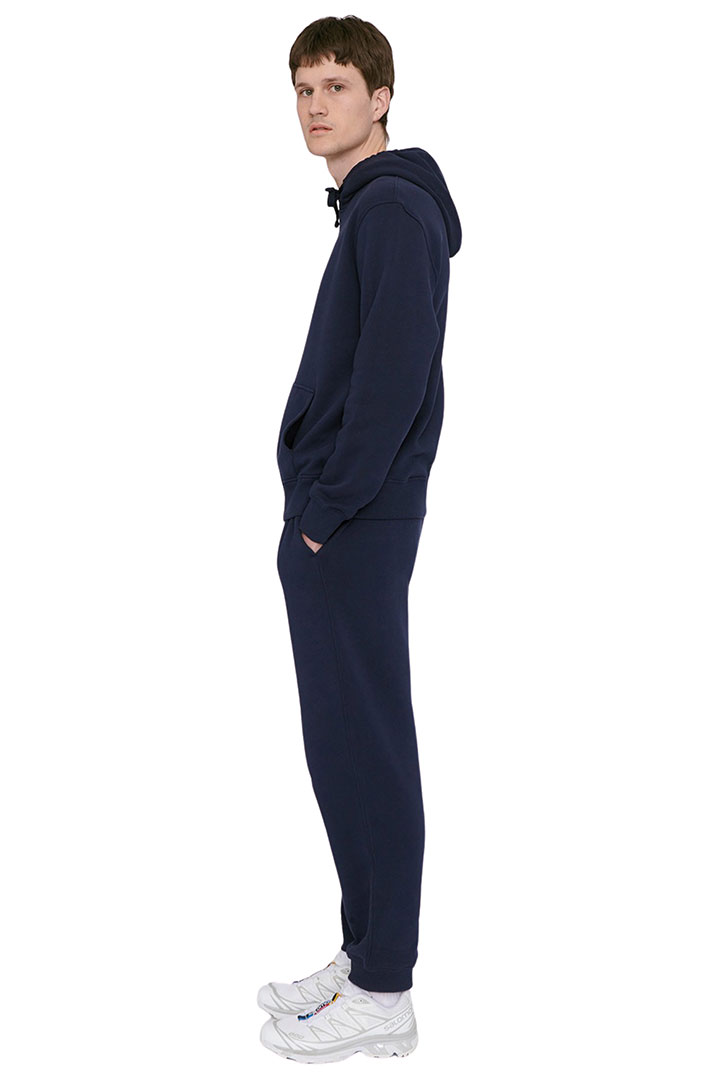 Picture of Organic Cotton Mid-Weight Sweatpants-Navy