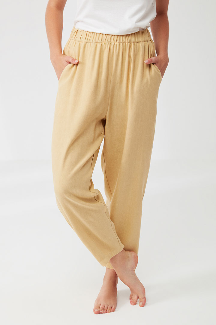 Picture of Comfortlux Soft Trousers-Yellow Sand