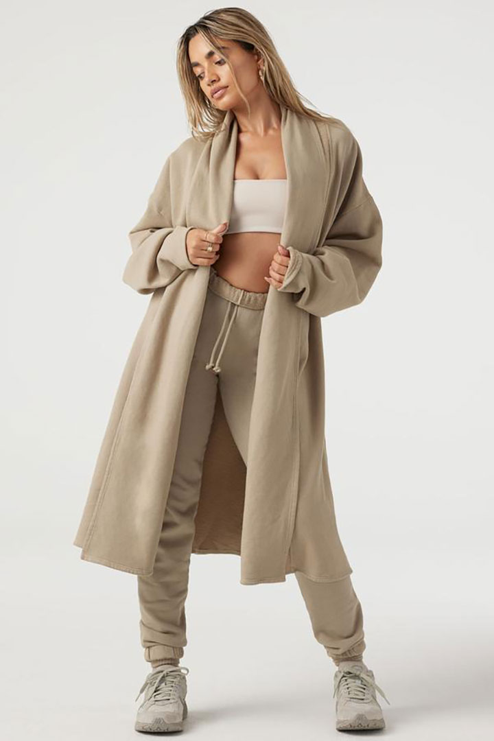 Picture of Oversized Cardigan-Desesrt French Terry