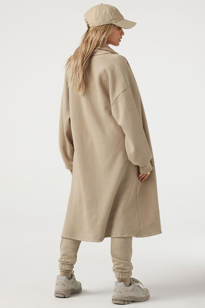 Picture of Oversized Cardigan-Desesrt French Terry