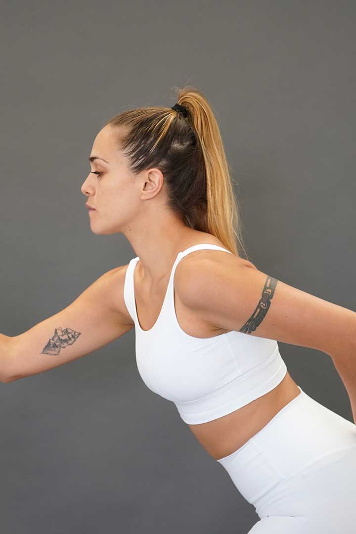 Picture of Ivory Sports Bra-White