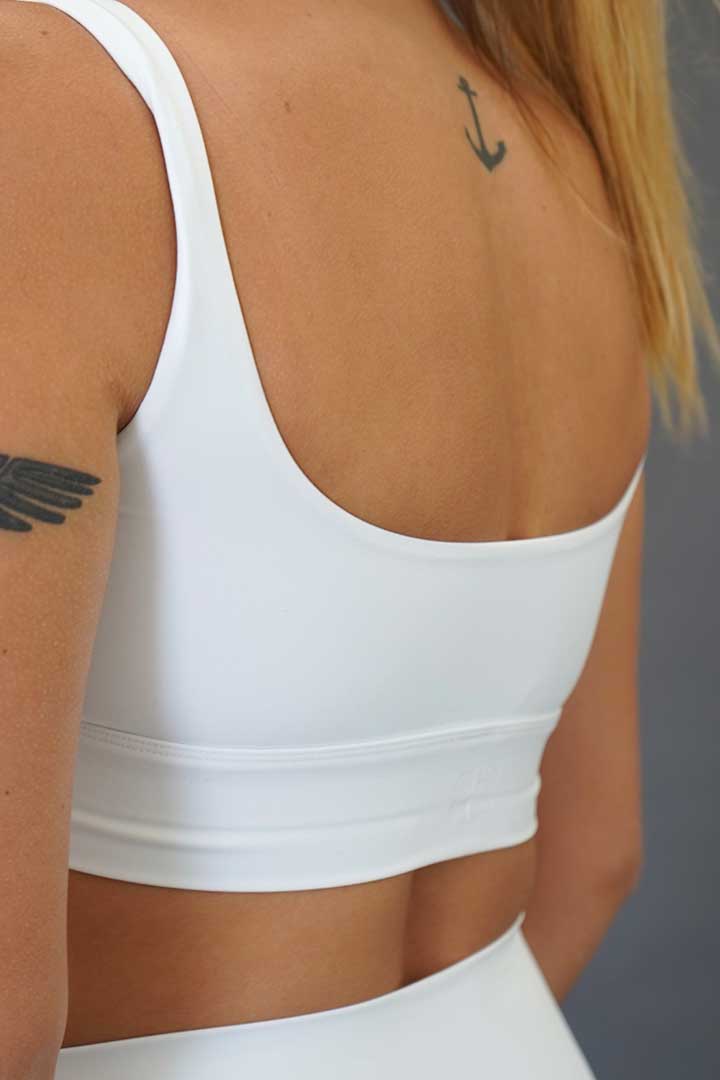 Picture of Ivory Sports Bra-White
