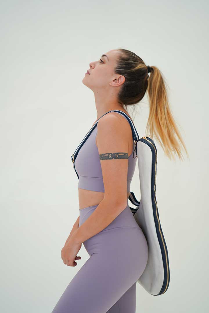 Picture of Lavender Sports Bra-Purple