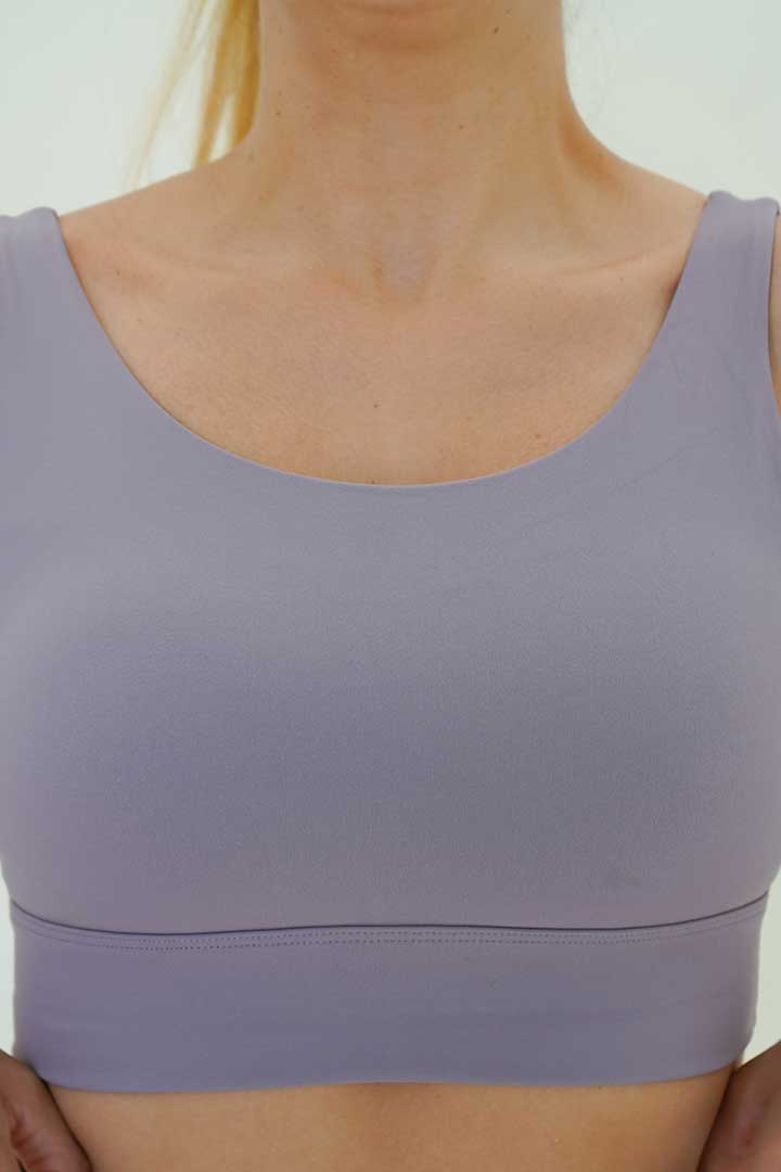 Picture of Lavender Sports Bra-Purple