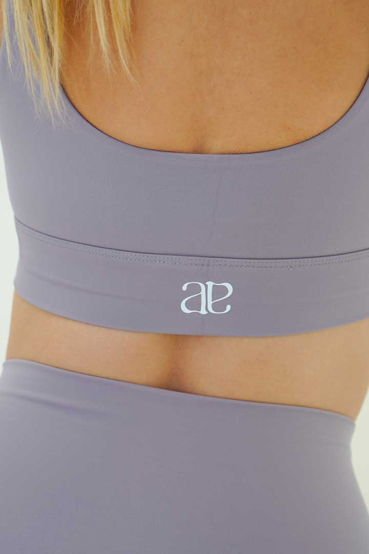 Picture of Lavender Sports Bra-Purple