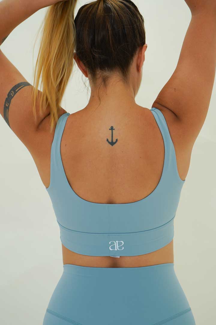 Picture of Teal Sports Bra-Blue