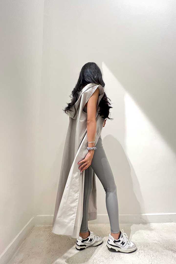 Picture of Hooded Trench - Grey