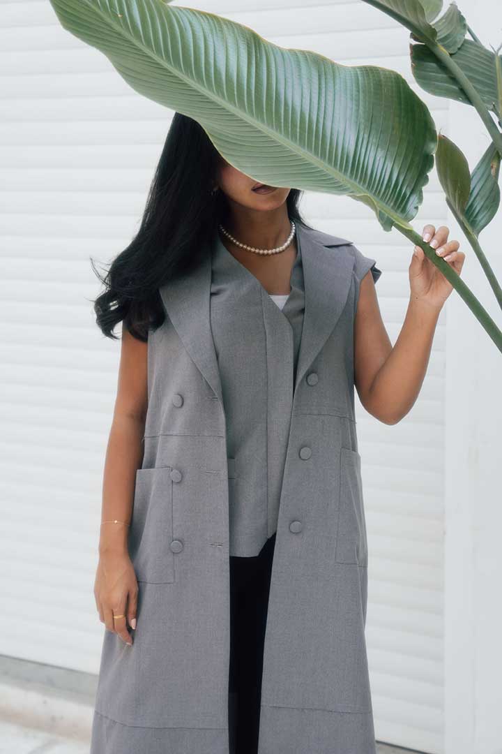 Picture of Safari Trench Coat - Grey