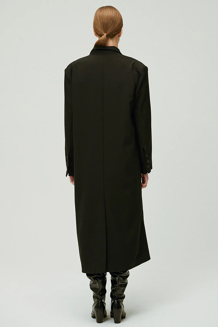 Picture of Marie Double Breasted Coat-Black