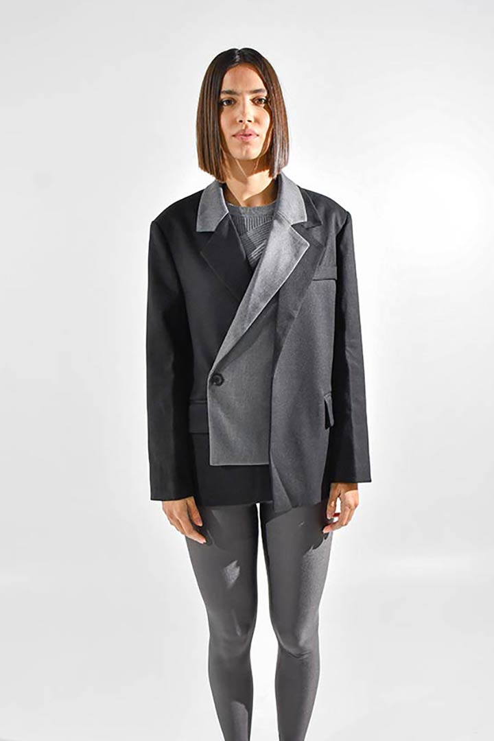 Picture of Double Blazer-Black