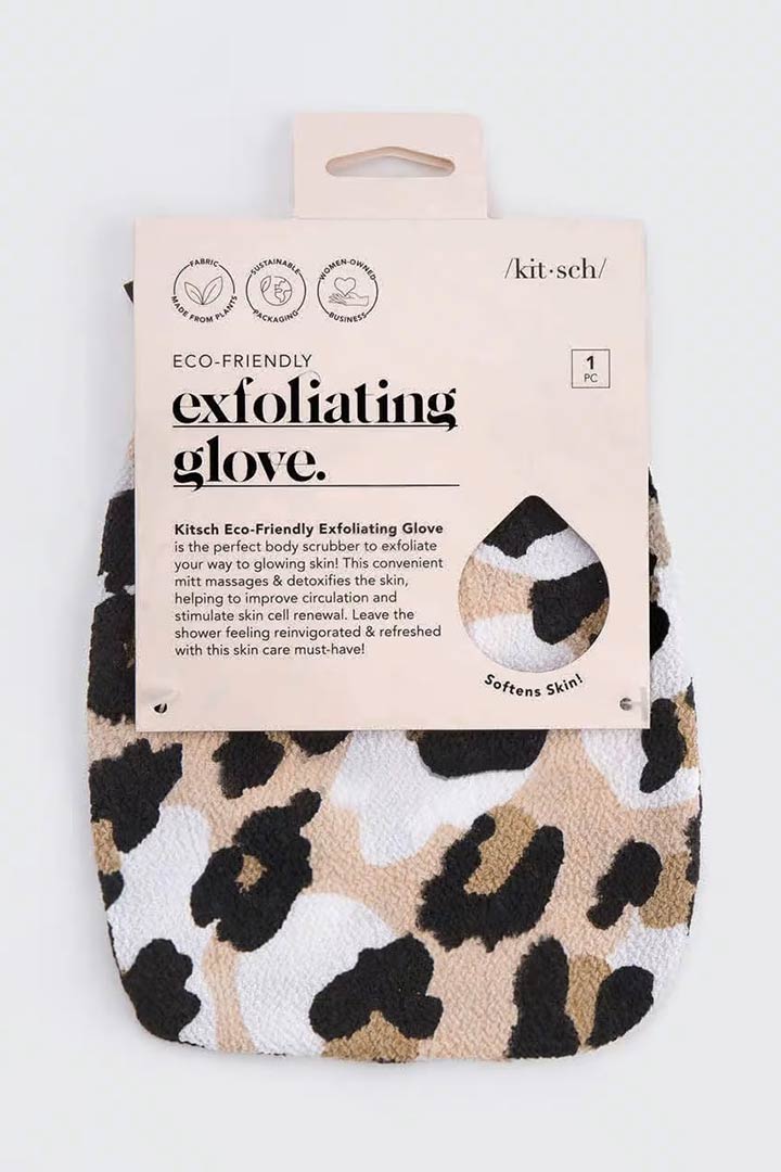 Picture of Exfoliating Body Glove-Leopard