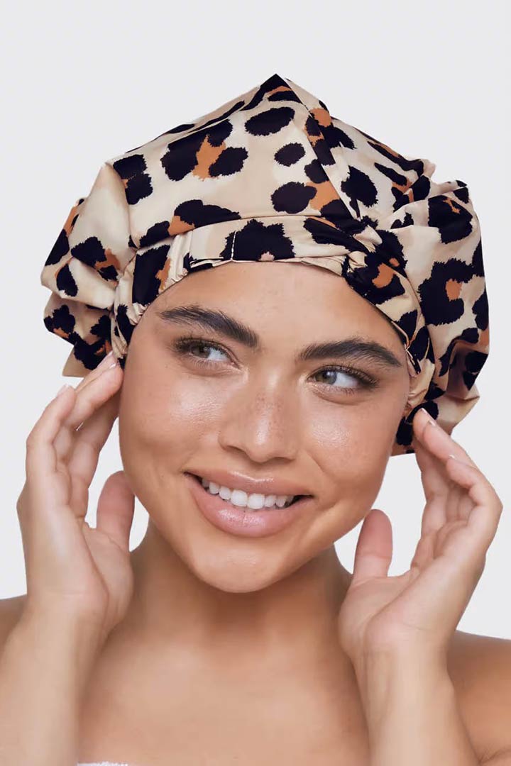 Picture of Luxe Shower Cap-Leopard