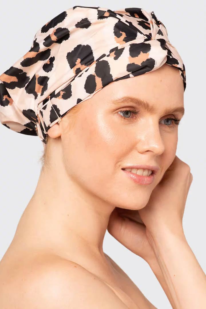 Picture of Luxe Shower Cap-Leopard