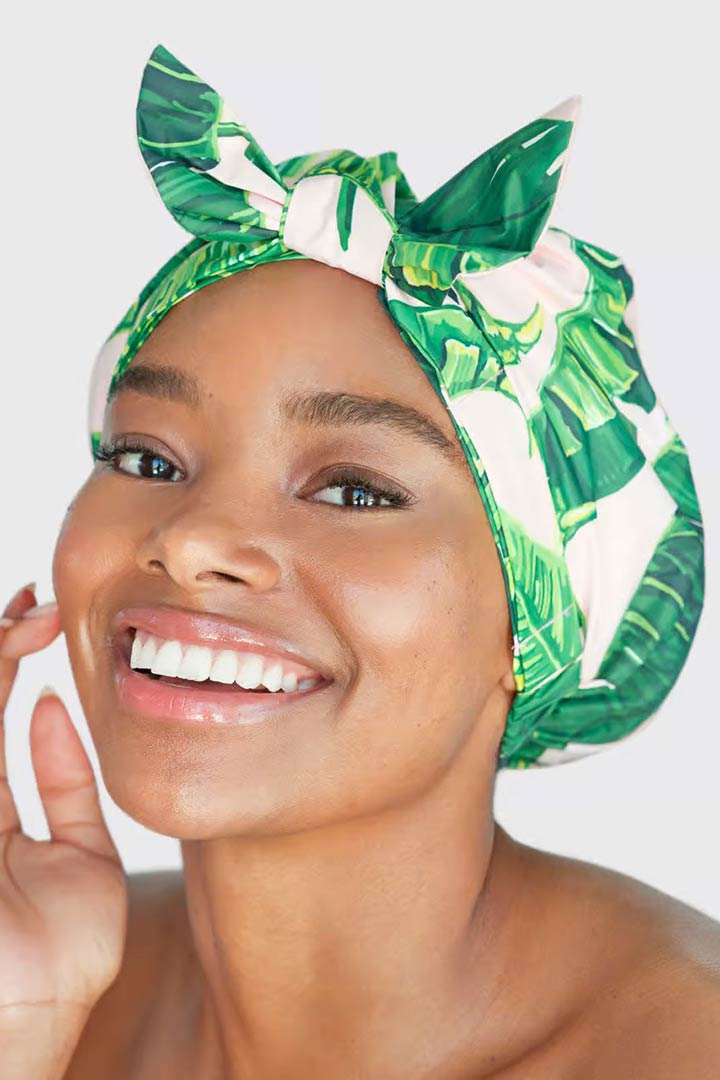 Picture of Luxe Shower Cap-Palm