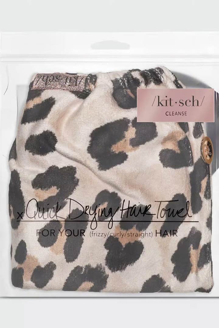 Picture of Microfiber Hair Towel-Leopard