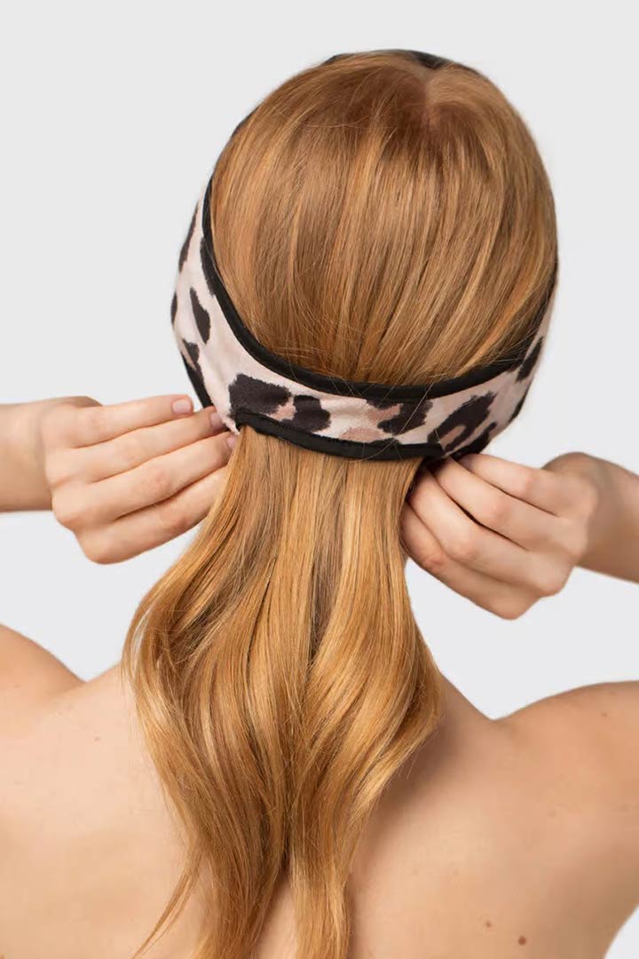 Picture of Microfiber Spa Headband-Leopard