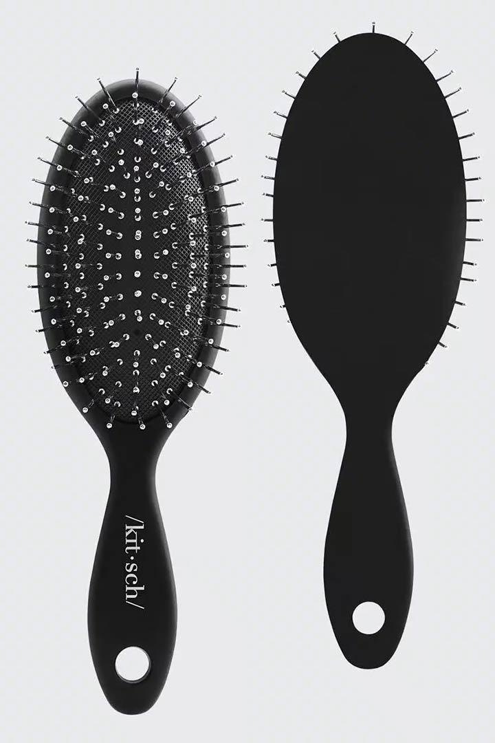 Picture of Mini Metal Travel Brush-Black