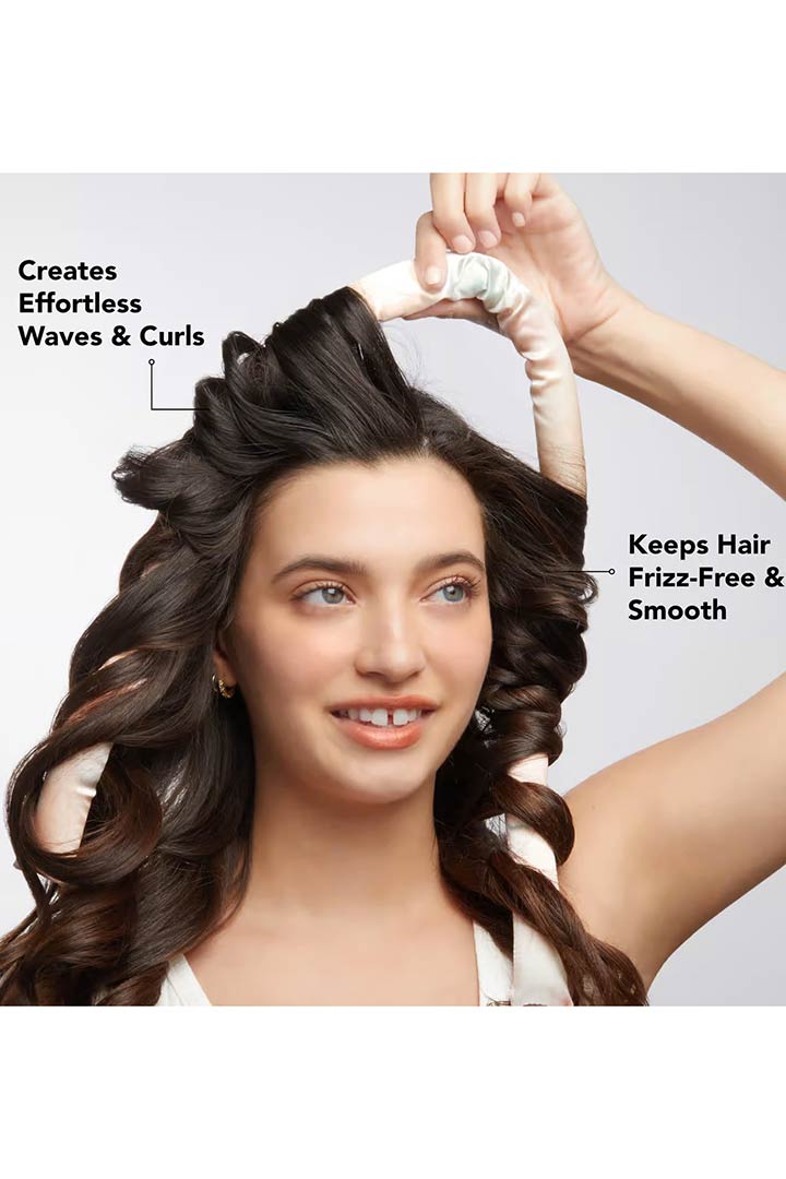 Picture of The Satin Heatless Curling 3 pcs Set-Sunset Tie Dye