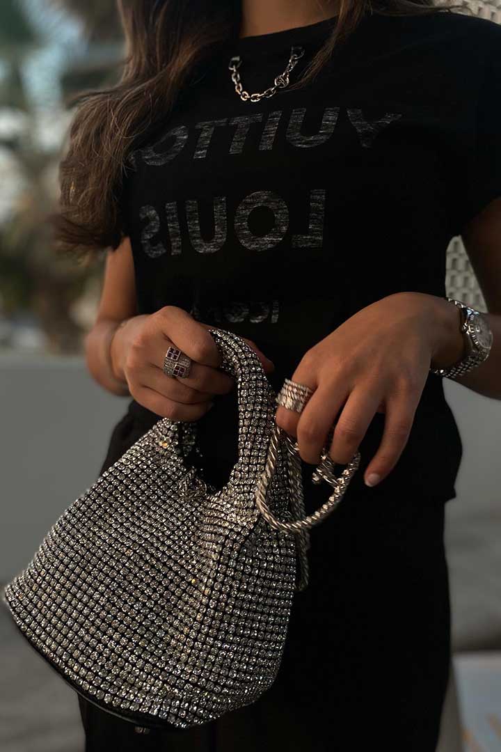 Picture of Rhinestone Hand Bag 