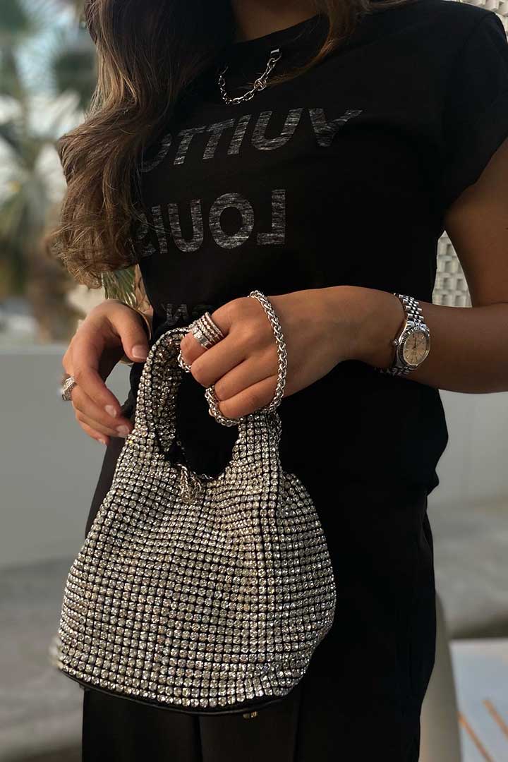 Picture of Rhinestone Hand Bag 