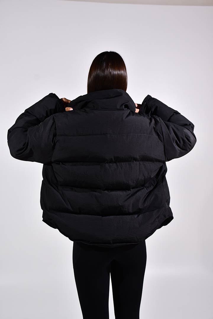 Picture of Delilah Padded Puffer Jacket-Black