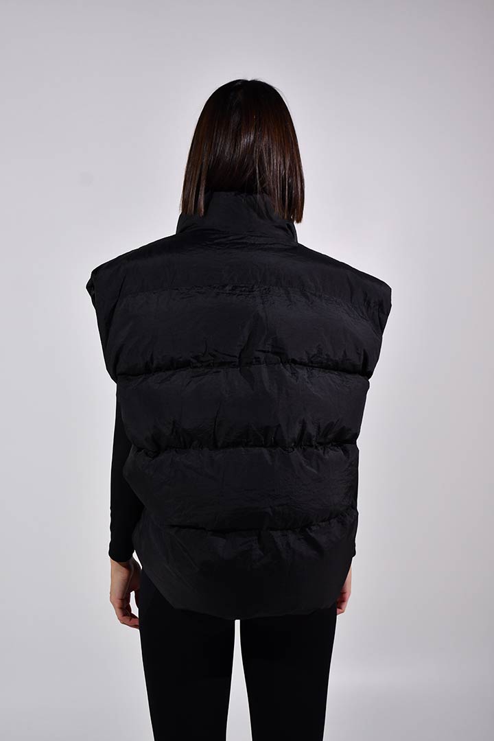 Picture of Amey Oversized Puffer Vest-Black