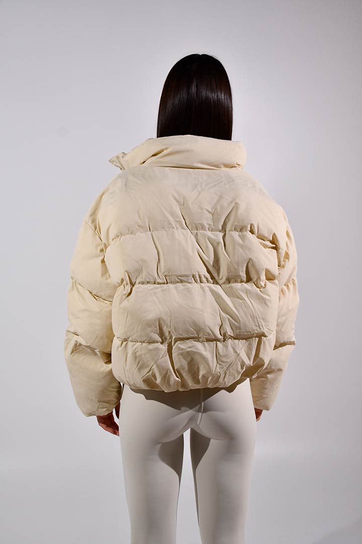 Picture of Elsa Matte Puffer Jacket-Beige