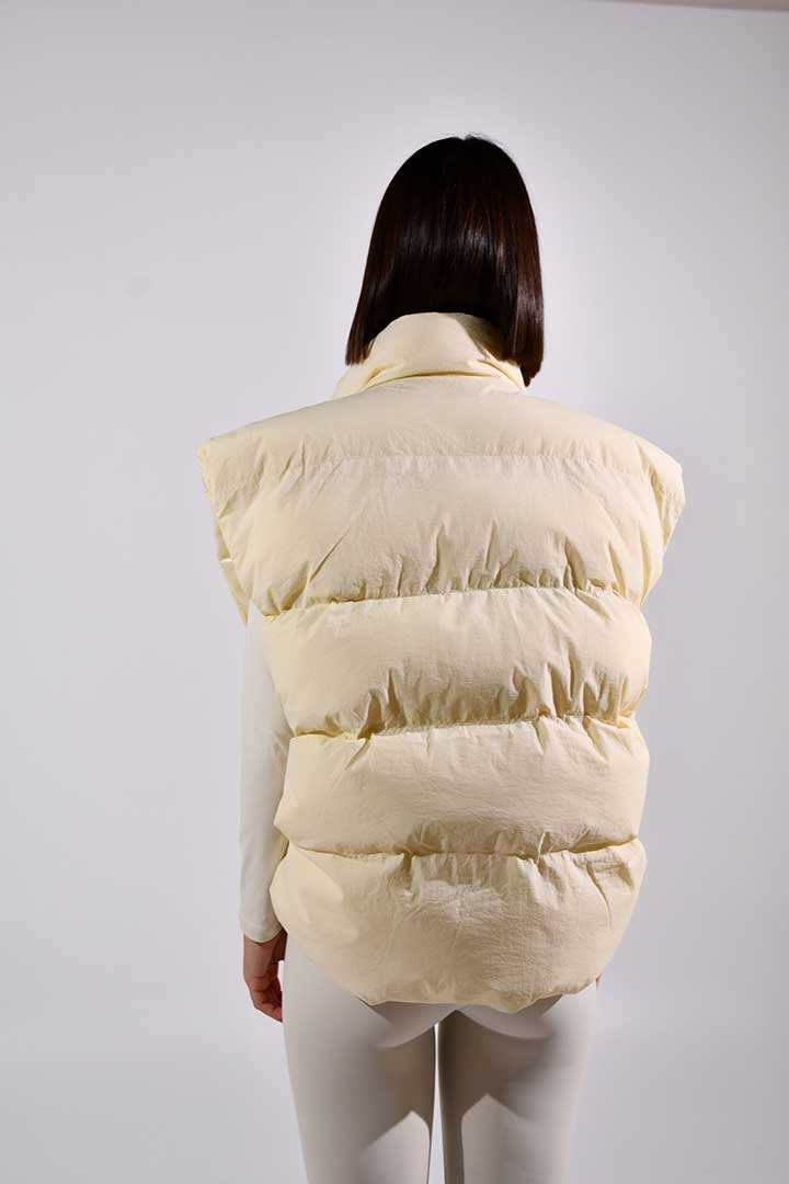 Picture of Amey Oversized Puffer Vest-White
