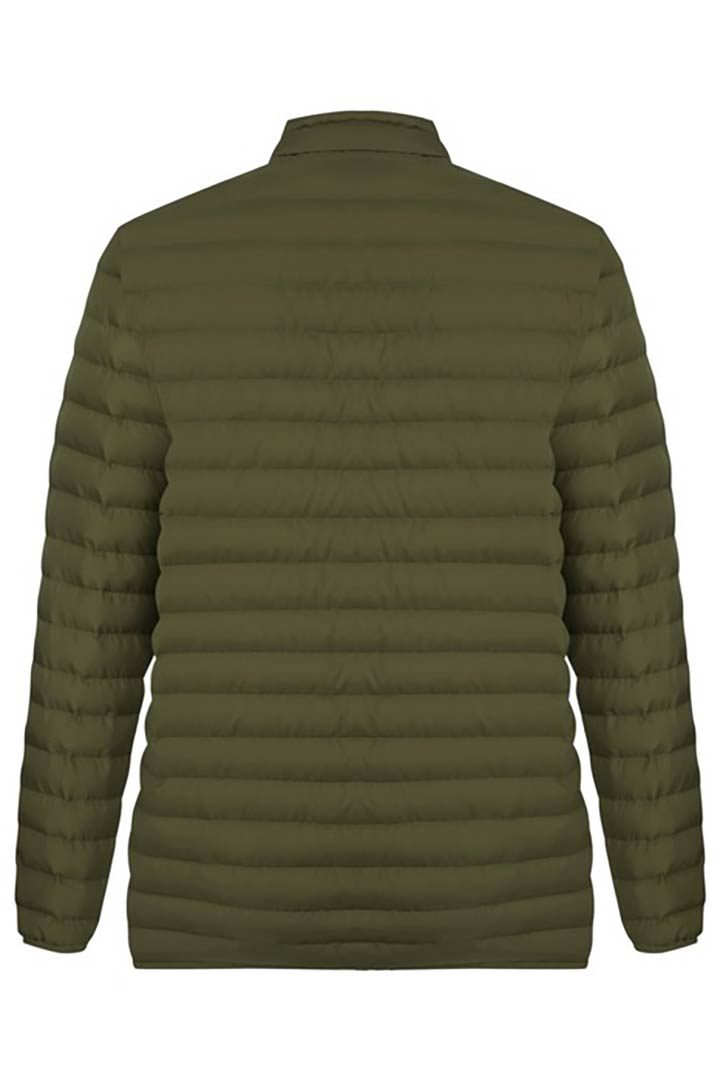 Picture of High Neck Puffer Jacket-Khaki