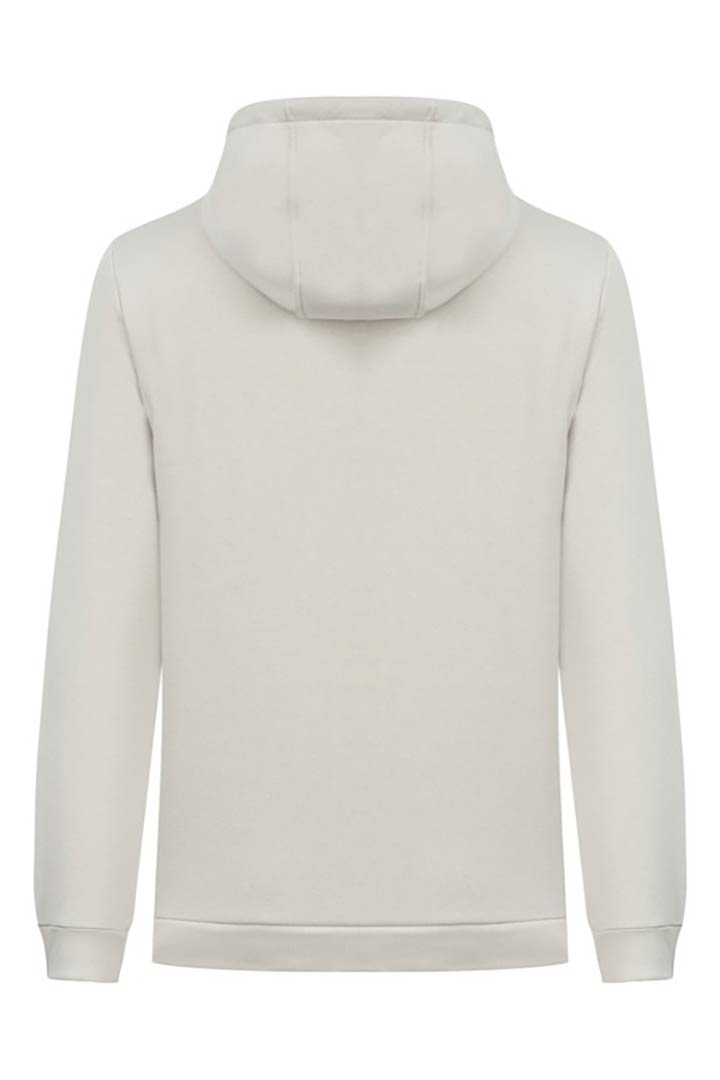 Picture of Zipper Hooded Sweatshirt-Beige