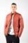 Picture of High Neck Puffer Jacket-Brick Red