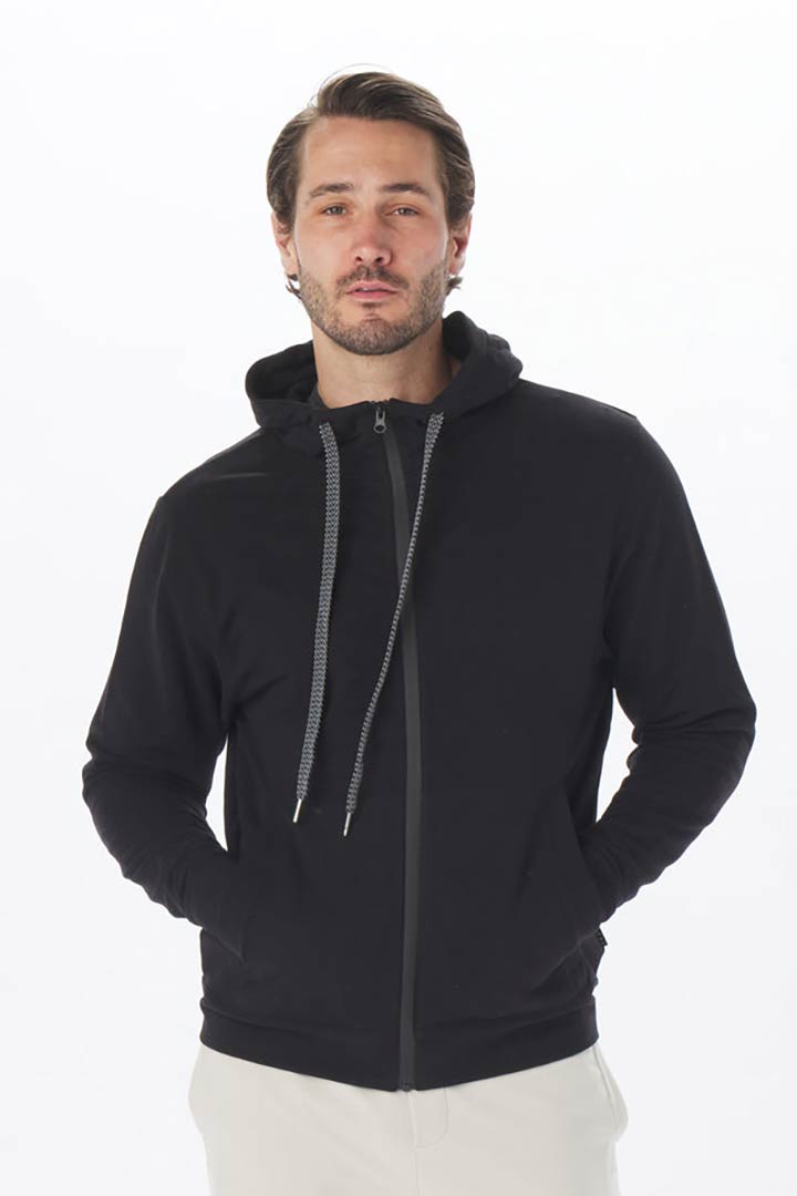 Picture of Woodland Scuba Full Zip-Black