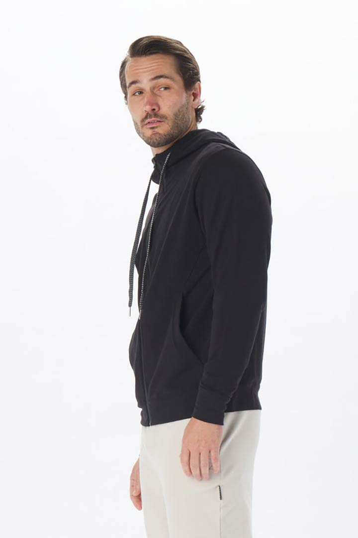 Picture of Woodland Scuba Full Zip-Black