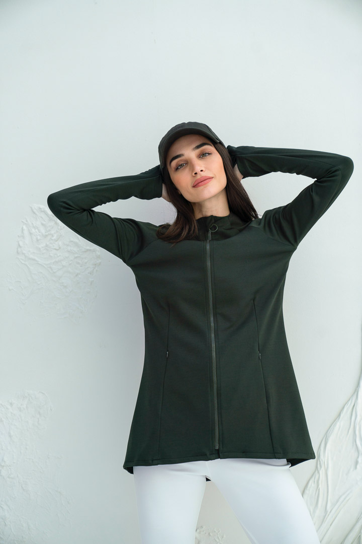 Picture of Active Jacket-Mid length-Olive