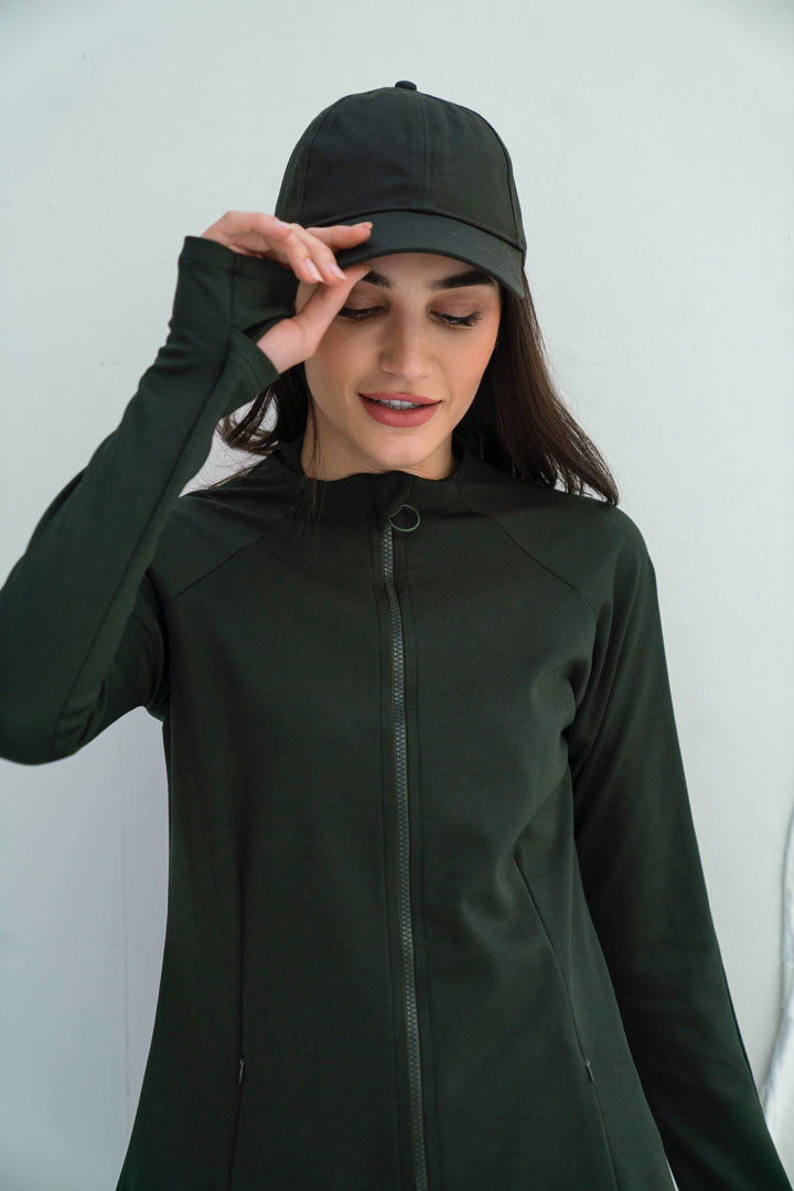 Picture of Active Jacket-Mid length-Olive