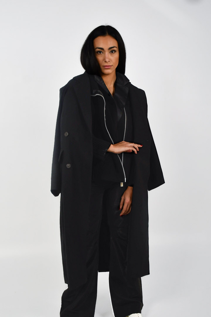 Picture of Patchwork Blazer Jacket -Black