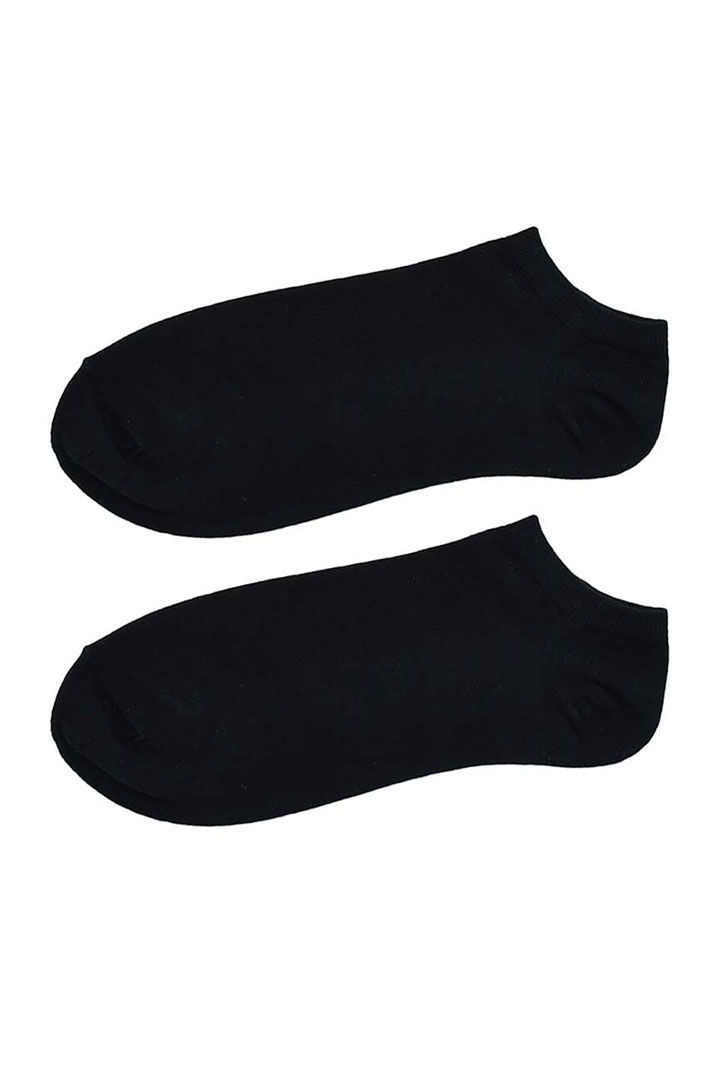 Picture of Men Cotton Anti-Odor No Show Socks 1x3 Pair -Black