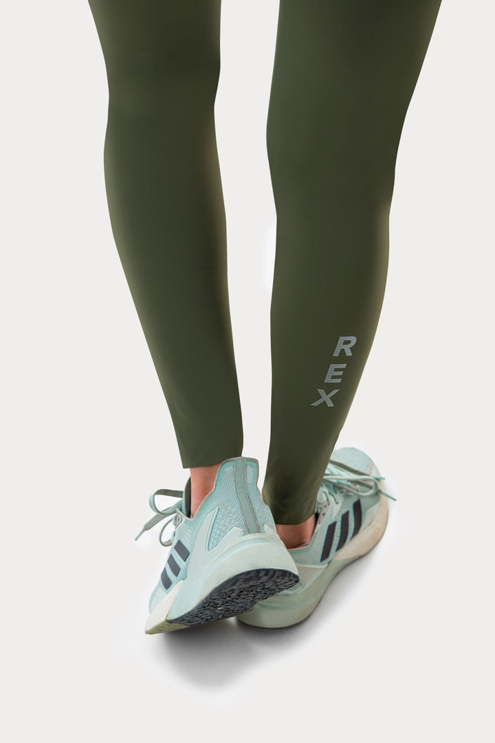 Picture of Women Leggings-Olive Green