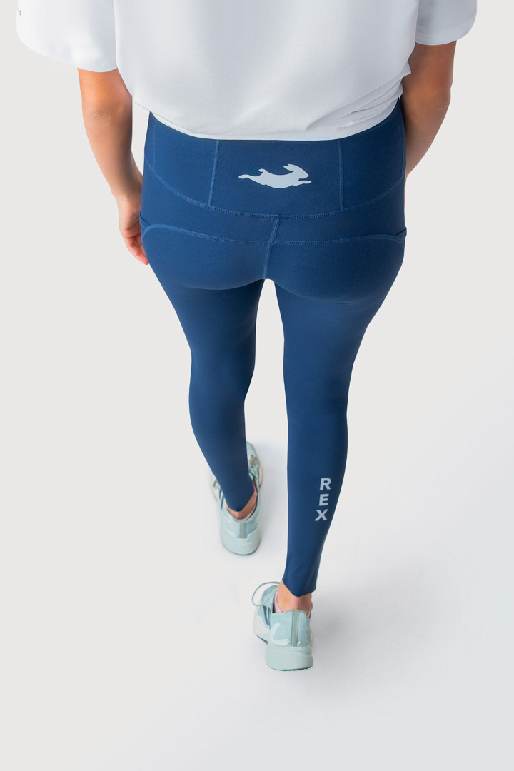 Picture of Women Leggings-Navy Blue
